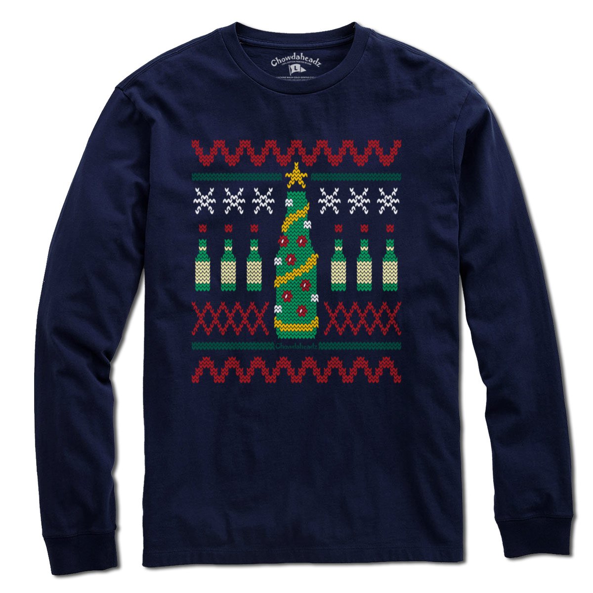 Beer Tree Ugly Holiday Sweater T-Shirt