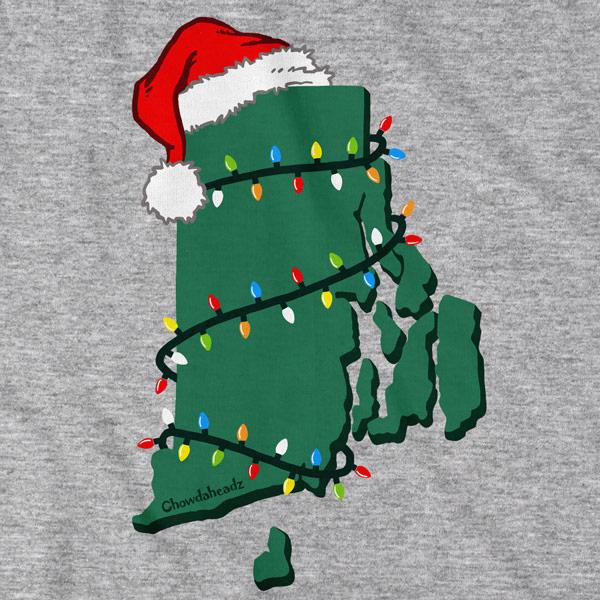Santa Hat Rhode Island T-Shirt
