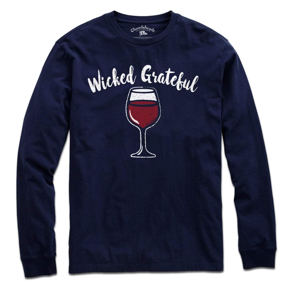 Wicked Grateful Wine Glass T-shirt