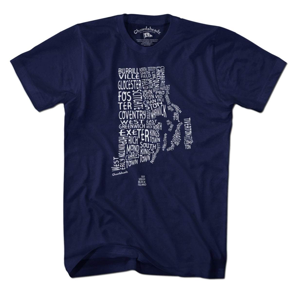 Rhode Island Cities & Towns T-Shirt