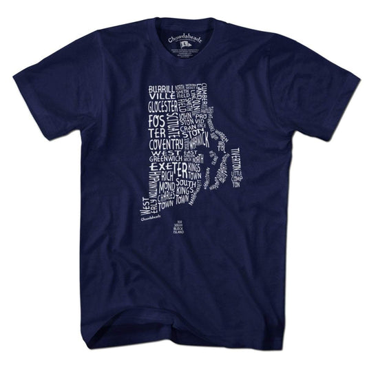 Rhode Island Cities & Towns T-Shirt