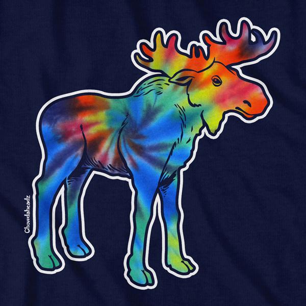 Tie Dye Moose T-shirt