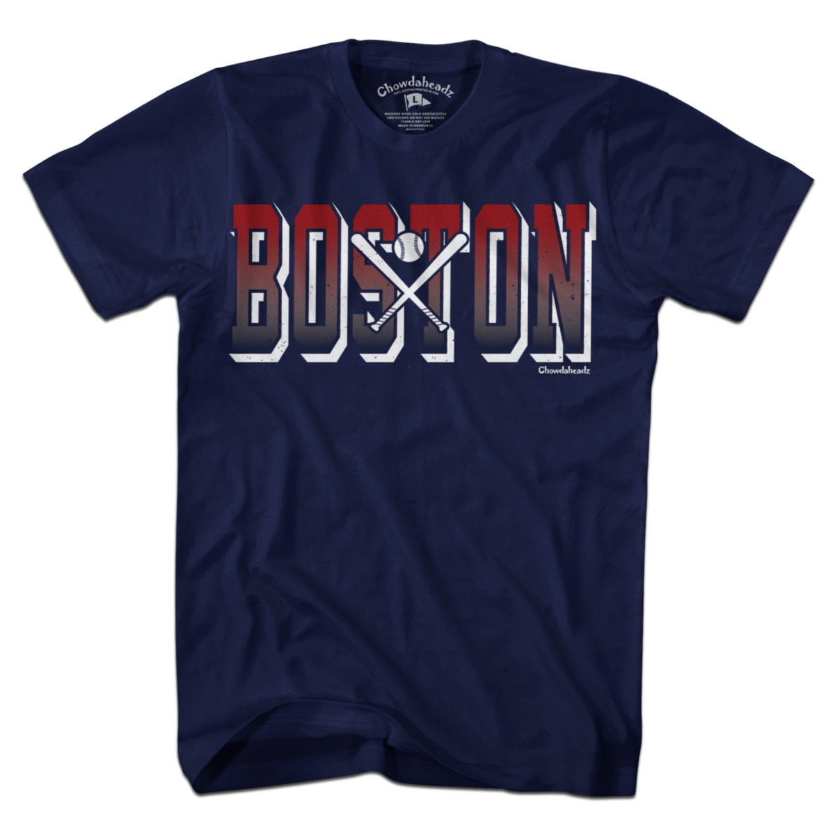 Tall Block Boston Baseball T-Shirt