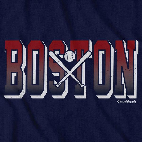 Tall Block Boston Baseball T-Shirt
