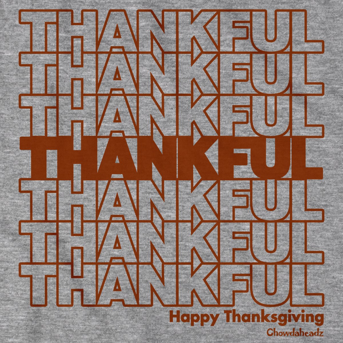 Thankful Repeat Thanksgiving T-Shirt