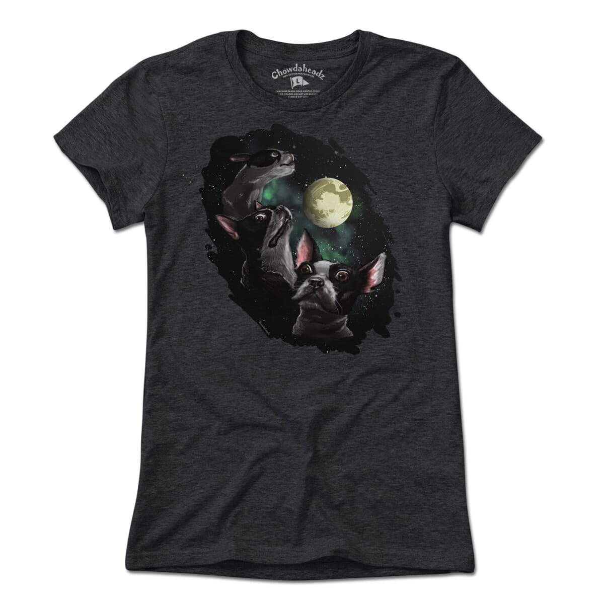 Three Terriers One Moon T-Shirt