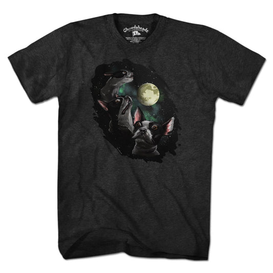 Three Terriers One Moon T-Shirt