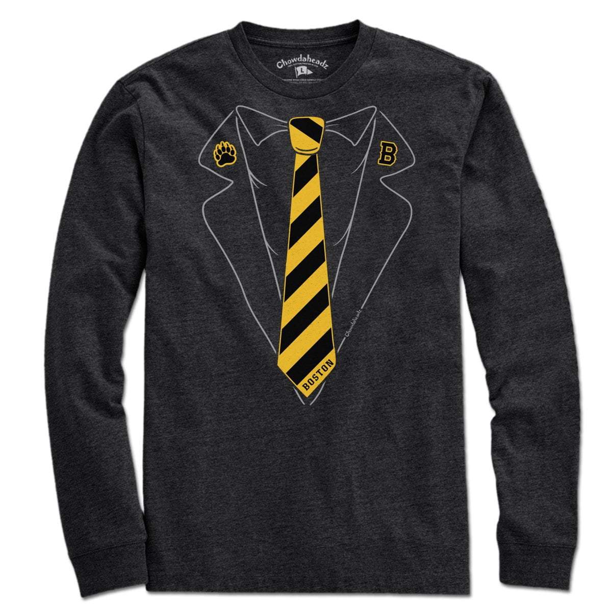 Boston Black & Gold Tie T-Shirt