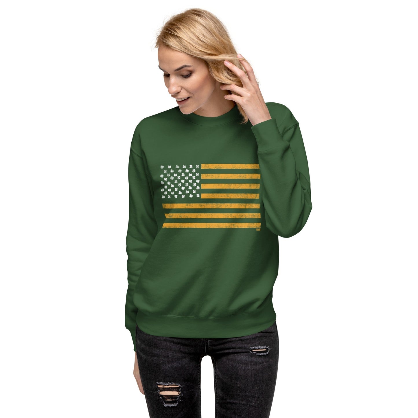 Unisex Irish American Classic Fleece Sweatshirt