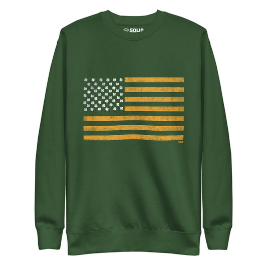 Unisex Irish American Classic Fleece Sweatshirt