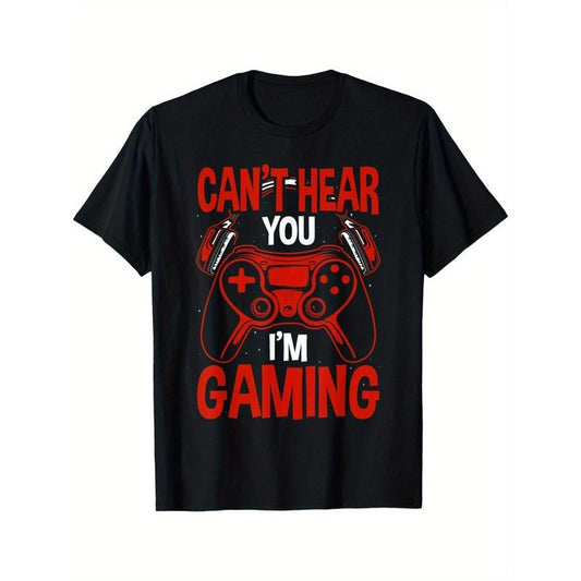 Can't Hear You I'm Gaming Funny for Gamers T-Shirt made in usa