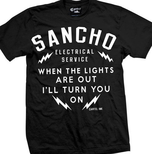 Sancho Electrical Service Men's T-Shirt