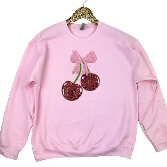 Cherry Coquette Patch Sweatshirt