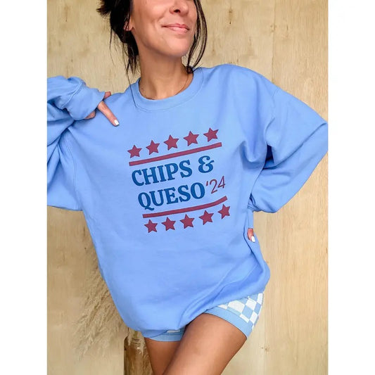 Chips & Queso Graphic Pullover