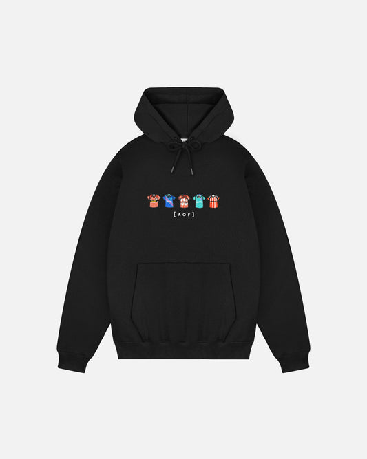 Sheffield United Embroidered Classics Black Hoodie