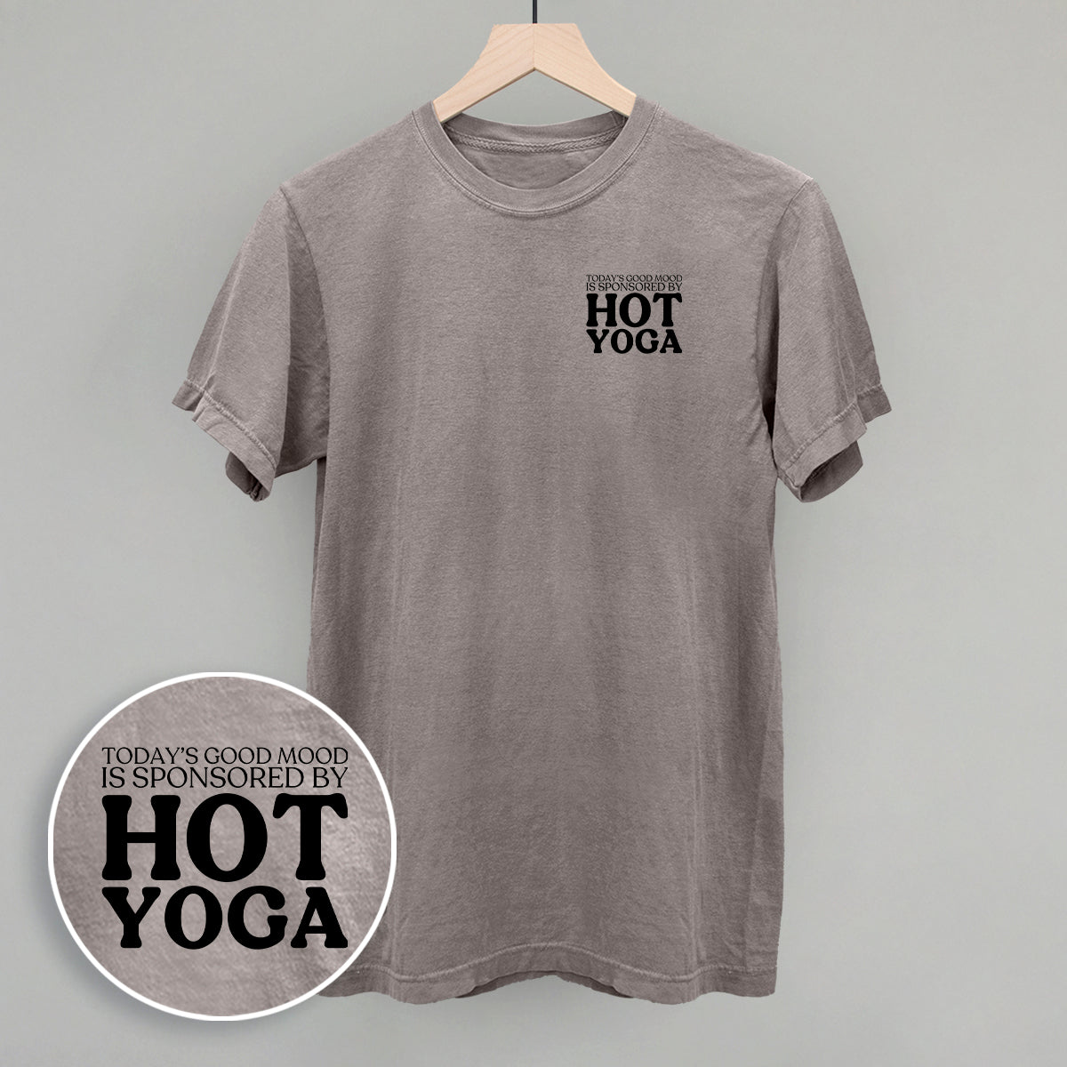 Mood Sponsored By Hot Yoga (Left Chest)