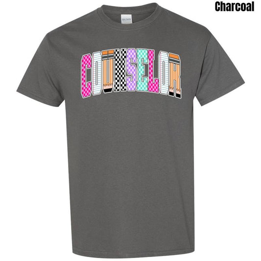 Counselor Multi Checker Gildan T-Shirt 'NLB'