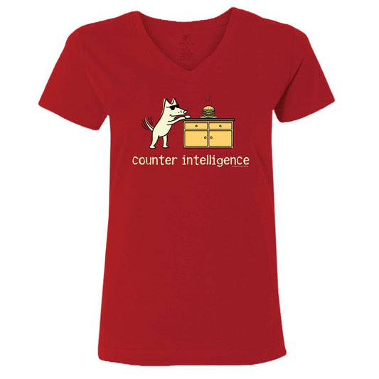 Counter Intelligence - Ladies T-Shirt V-Neck