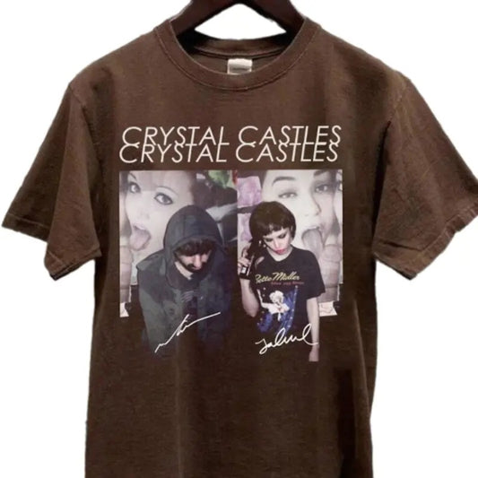 Crystal Graphic Shirt Music 2024 Castles Tshirt Pop Gift Unisex T-Shirt