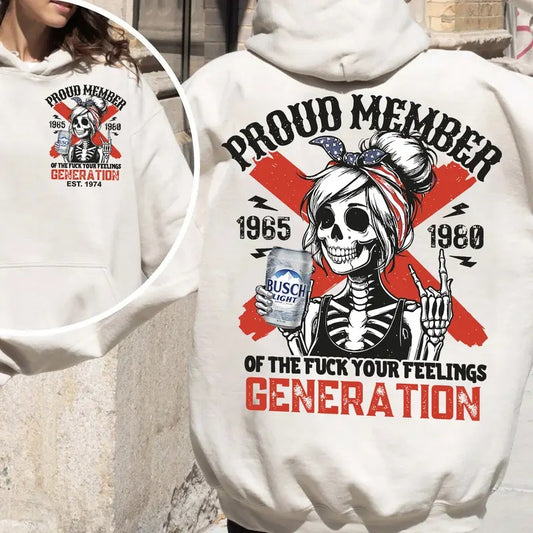 Custom Generation X Year New Version 2 Shirt, Custom Year Of Birth Shirt, Full Size, Full Colors Generation X T Shirt - 100% Cotton Menswear T-Shirt