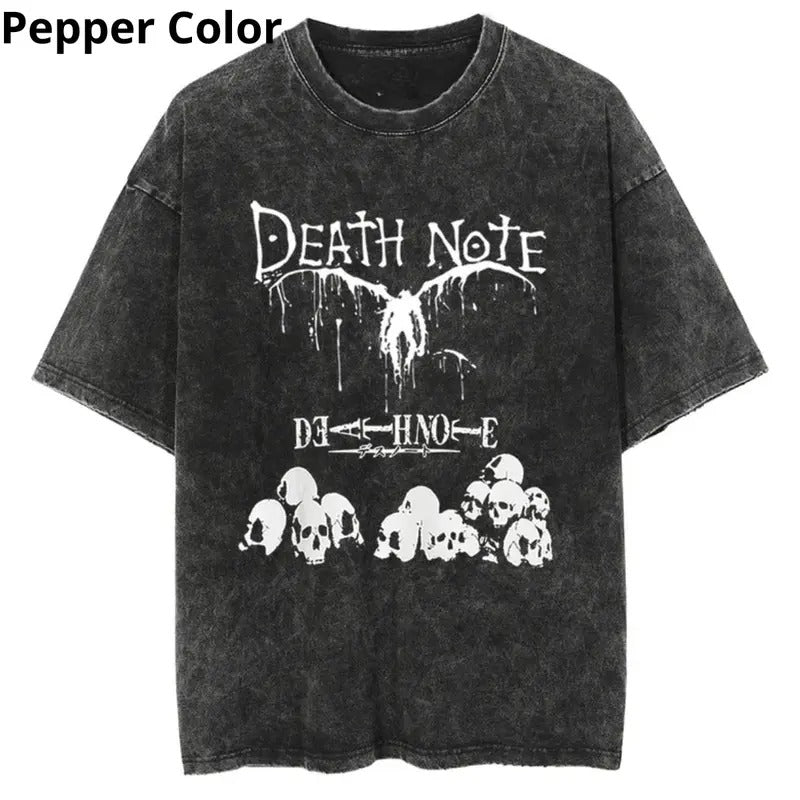 Death Note Ryuk Wings of Death T Shirt, Death Note Shirt, Anime Shirt, Graphic Tee, T-shirt For Men Top Menswear Womenswear