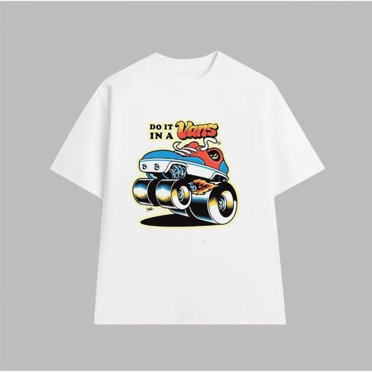 Do it in a vans vintage 90s graphic design t-shirt