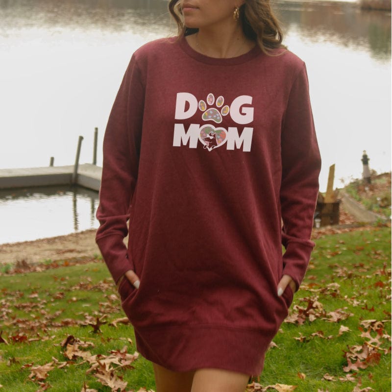Dog Mom - Sweatshirt Dress