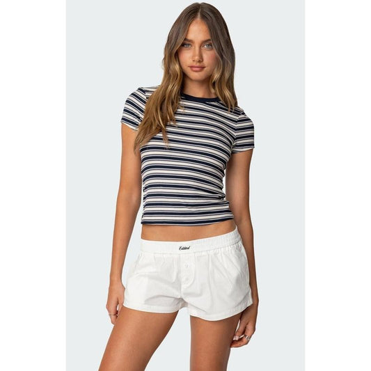 Edikted Women's Arlyn Striped T-Shirt