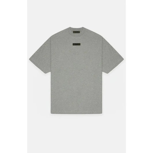 Fear of God Essentials Men's Dark Heather Oatmeal T-Shirt