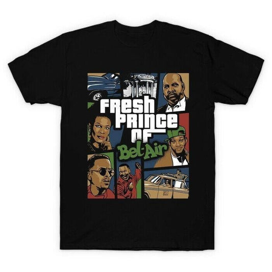Fresh Prince Bel Air TV Series Character Street Style Graphic Vintage Shirt designer  shirts