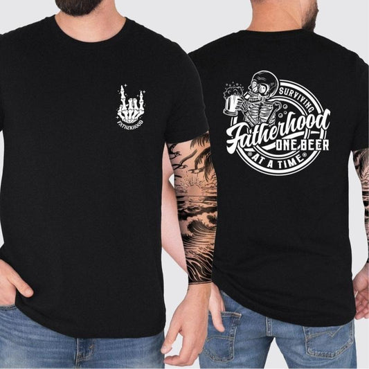 Funny Fatherhood T-shirt - Sweatshirt - Hoodie, Dad Shirt, Fathers Day Shirt, Gift For Dad, Dad Joke Shirt, Trendy Back and Front Shirt, Skeleton Dad Shirt, Dad Tee