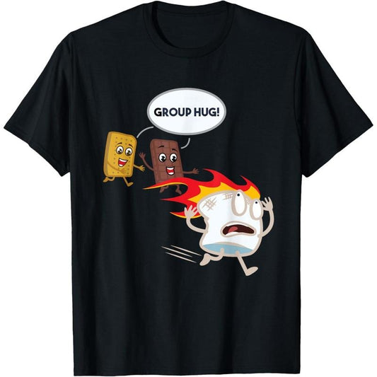Funny For Men Smores Camping Roasting Outdoor Women T-Shirt  made in us