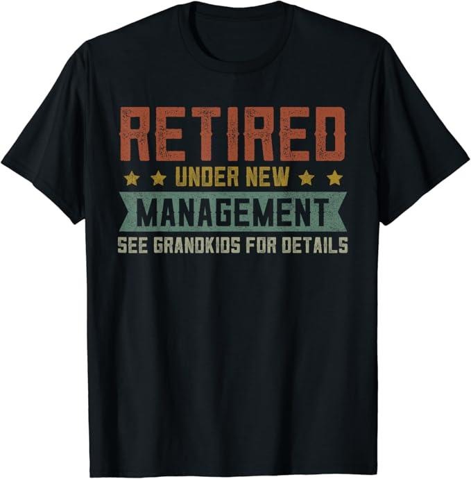Funny Grandpa Shirt, Gift For Grandfather, Funny Retirement T-Shirt Menswear Casual Cotton Top
