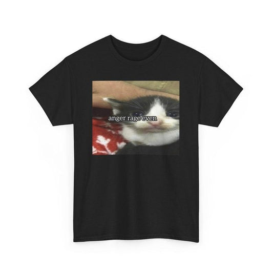 Funny Meme Shirt, Anger Cat Tee, Gift Unisex T-Shirt