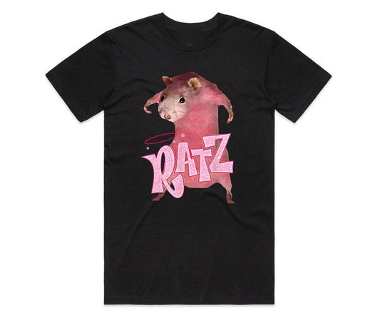 Funny Meme Shirt, Ratz Tee, Pink Rat Meme Internet Humour Gift Unisex T-Shirt