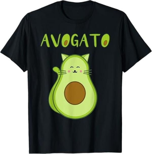 Funny Mexican Christmas Shirt, Christmas Gift, Funny Avogato Christmas Avocado Cat Foodie Design Lover T-Shirt - Menswear Top