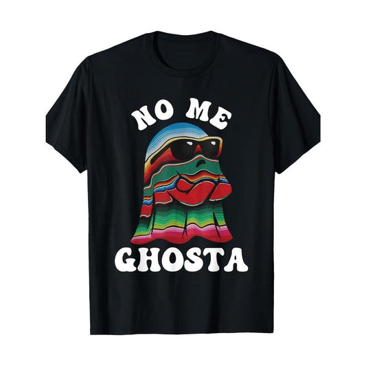 Funny Mexican Halloween Ghost T-Shirt Without My Ghost made in usa
