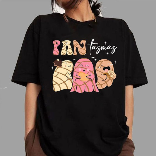 Funny Pantasmas Ghost Pan Dulce Shirt, Cute Ghost Conchas Shirt, Latina Shirt, Mexican Halloween Shirt, Halloween Gift