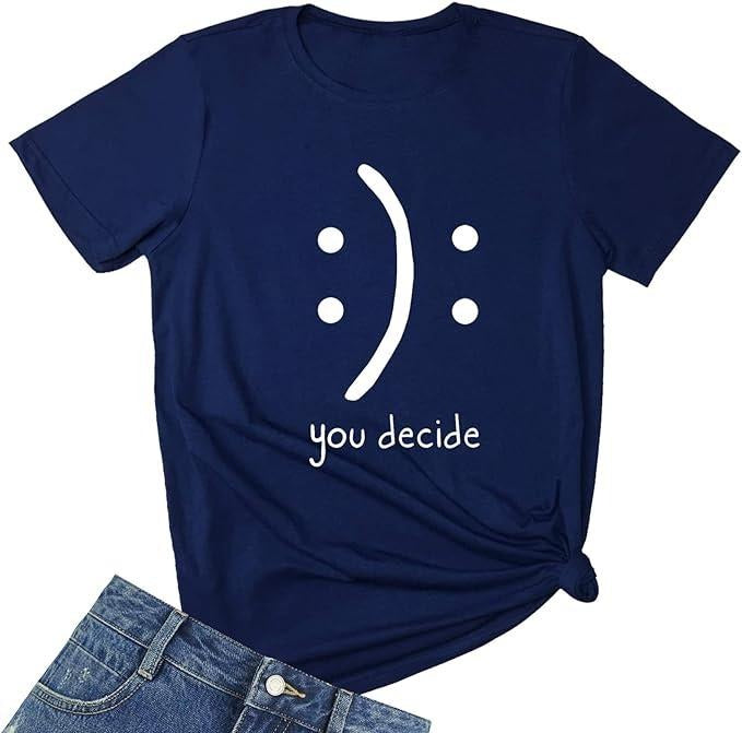 Funny Sarcastic Shirts For Women, Women's T-Shirts Cotton Funny Grahpic Design T-Shirt Casual Fashion