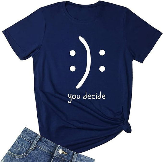 Funny Sarcastic Shirts For Women, Women's T-Shirts Cotton Funny Grahpic Design T-Shirt Casual Fashion