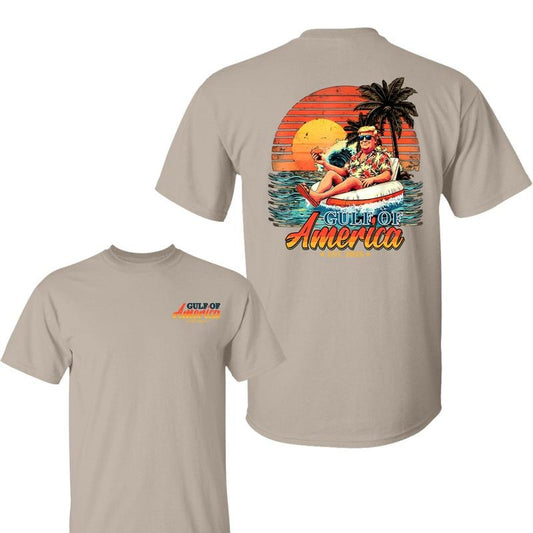 Funny Trump Gulf Of Us America Est 2025 Trum Merchandise T-Shirt, Maga Shirt, Summer Outfits, Gulf Of Us America Tee Casual Cotton Top Gifts for Trump Supporter