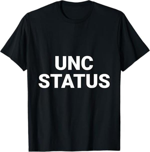 Funny Uncle Shirts, Gifts For Uncle, Unc Status Funny Uncle Slang T-Shirt - Menswear Casual Cotton