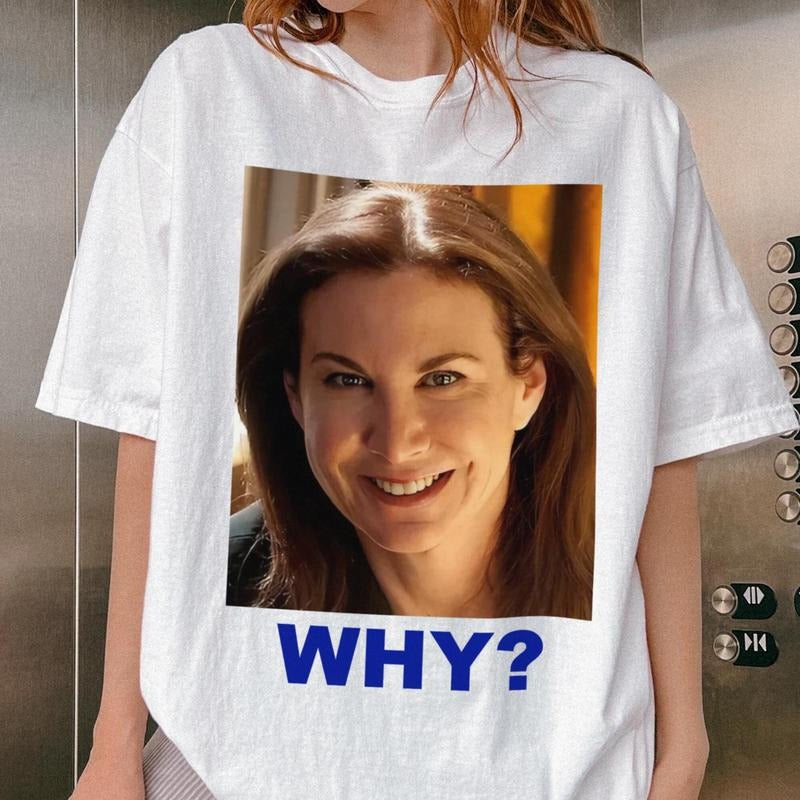 Funny WHY Meme Shirt, Viral Mystery Face Tee, Sarah Sherman Style Shirt, Unisex Graphic Tee