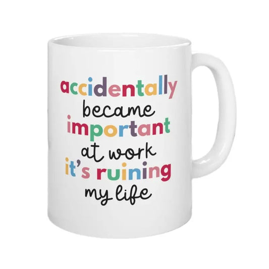 Funny Work Mug, Sarcastic Office Coworker Boss Gift, Coffee Cup, 11 15oz Ceramic