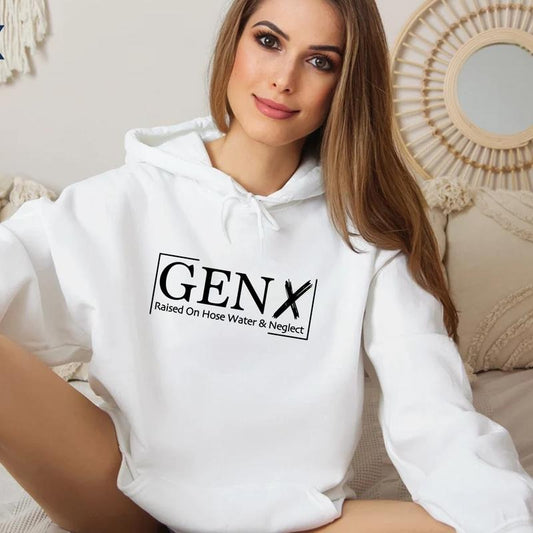 GenX Hoodie Funny Generation X Shirt , GenX shirt Gen X Tee Cotton Top Womenswear Check Womenswear Check