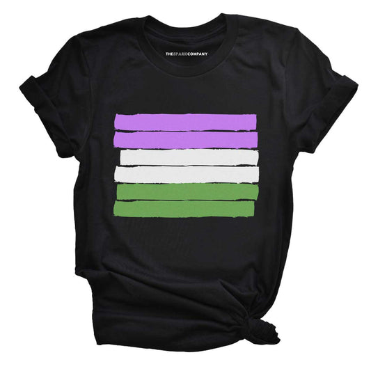 Genderqueer Pride Flag T-Shirt