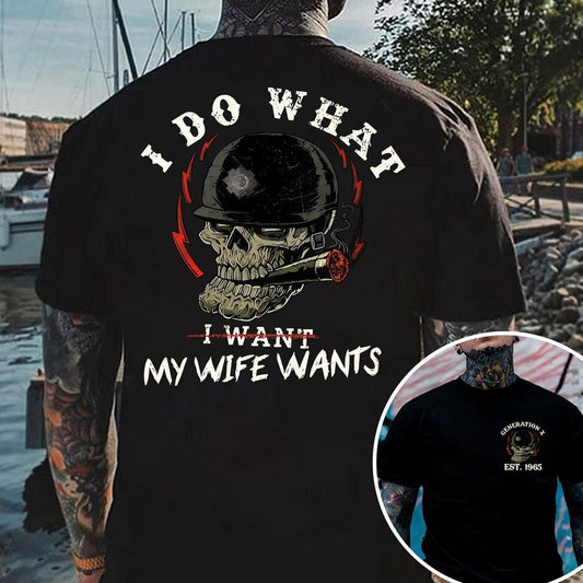 Generation X Custom Year Badass Generation Funny T-shirt, Gen X FAFOT Shirt - 100% Cotton Top Unisex Comfort Womenswear Menswear, Custom Classic Collar Love Streetwear Tshirt