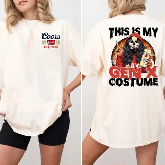 Generation X Custom Year New CB Version Shirt, Custom Year Of Birth Shirt, Xmas Generation X New Version Two Side Shirt - 100% Cotton Top Unisex