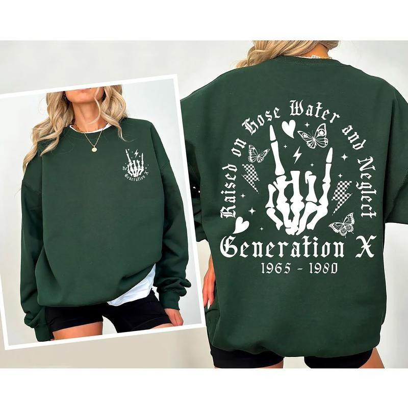Generation X Shirt, Gen X TShirt, Raised on Hose Water and Neglect Shirt, Gen X TShirt, Generation X T-Shirt, Funny Sarcastic T-Shirt