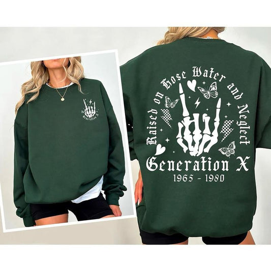 Generation X Shirt, Gen X TShirt, Raised on Hose Water and Neglect Shirt, Gen X TShirt, Generation X T-Shirt, Funny Sarcastic T-Shirt